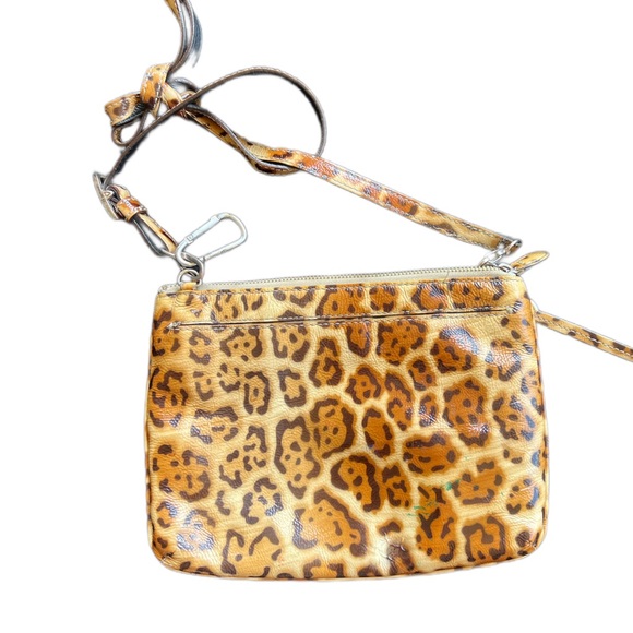 Rare & Retired - Brighton Zip Ocelot Leather Crossbody Bag - Picture 3 of 8